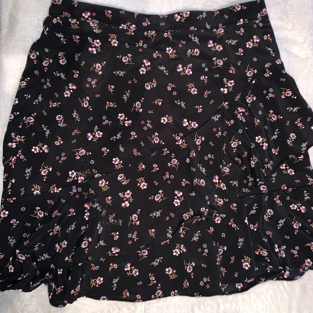 Floral Mini Skirt